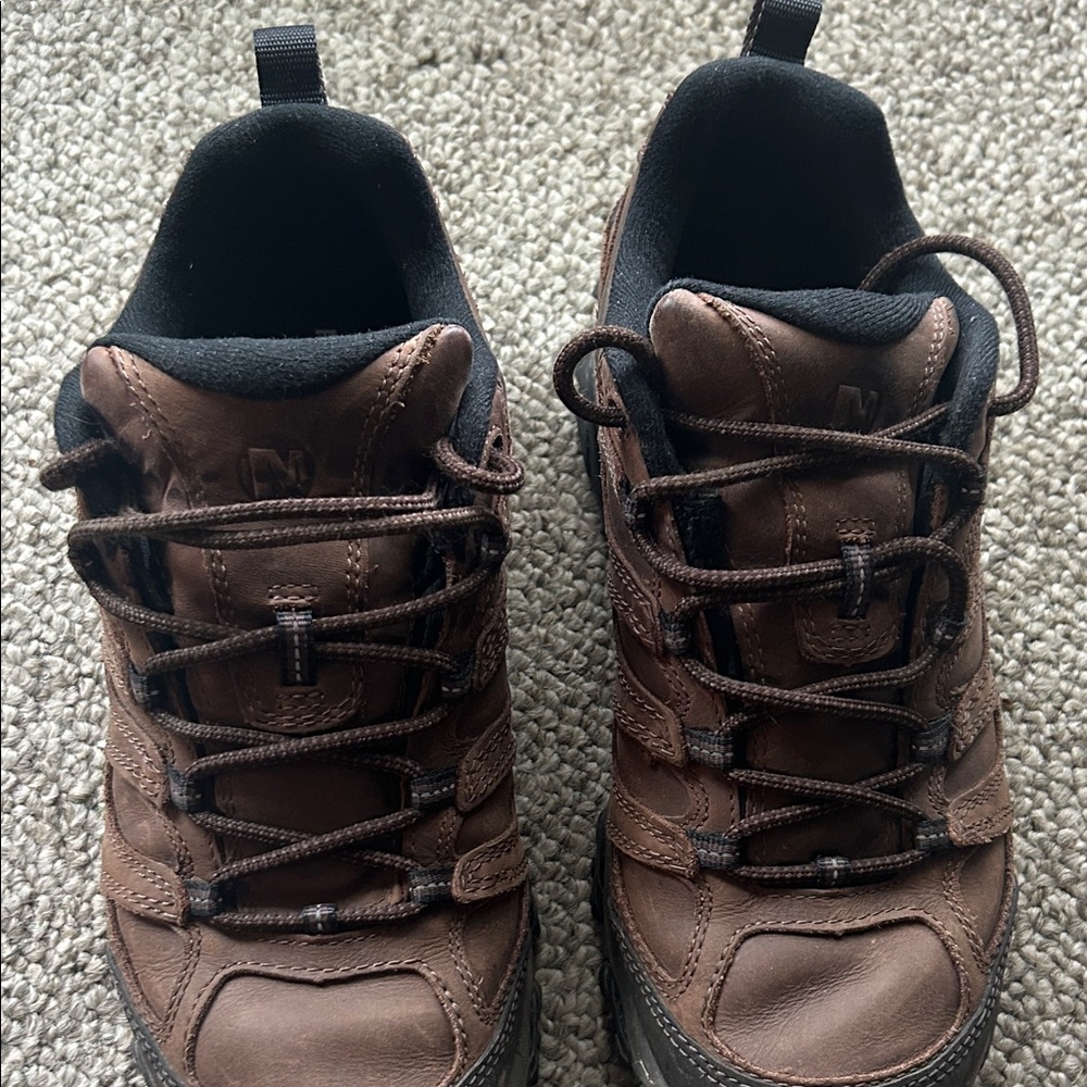 Merrell Men's Brown Leather Sneakers